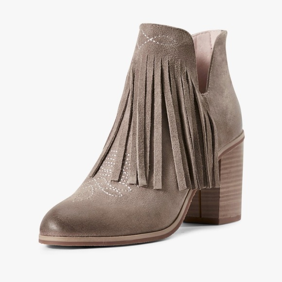 Ariat Suede Unbridled Jaxson Booties - Picture 1 of 5